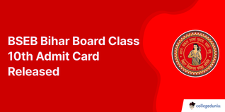 BSEB Bihar Board Class 10th Admit Card Released @secondary.biharboardonline.com